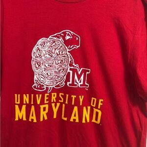 University of Maryland Red Short Sleeve Tee